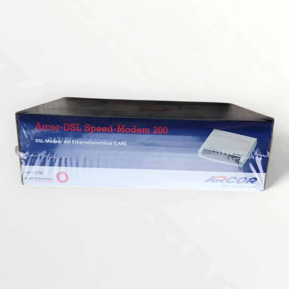 Arcor-DSL Speed-Modem 200 | Neu & OVP / Eingeschweißt | Vintage Hardware - Bild 2 von 3