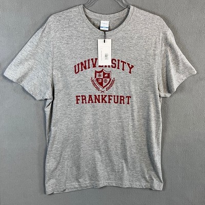 Makito Men's University Frankfurt T-Shirt US Size M (EU L) Gray NWT