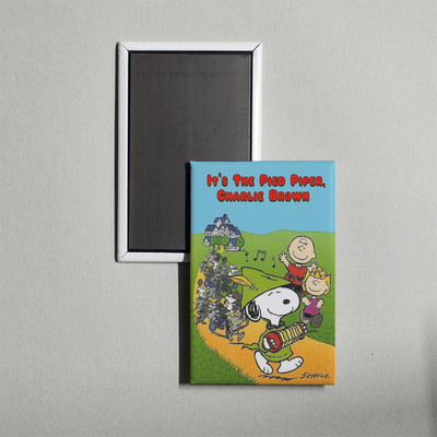 It's the Pied Piper, Charlie Brown Mini Movie Poster Fridge Locker Magnet