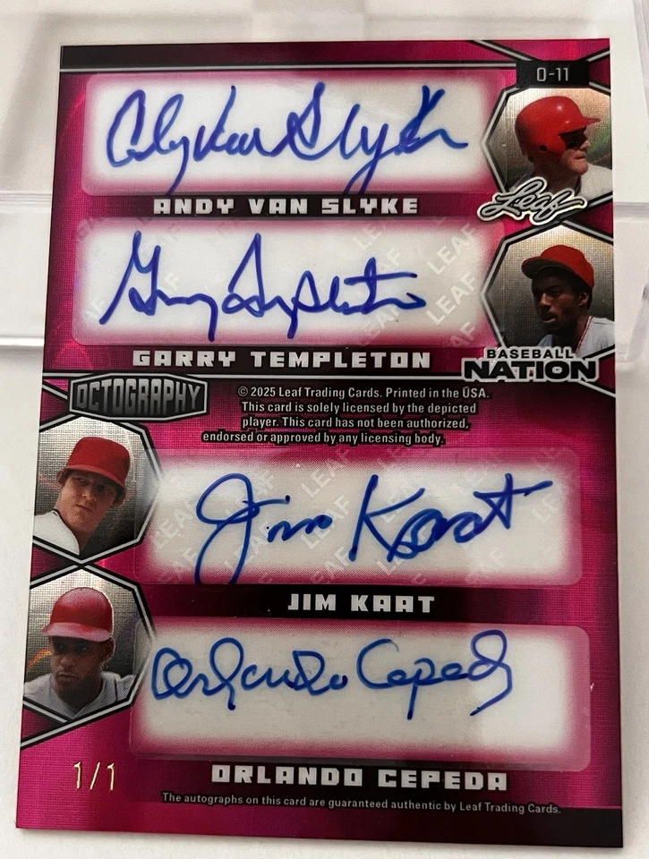 Leaf Baseball Nation St Louis Cardinals 2025 Foto 2 de 2