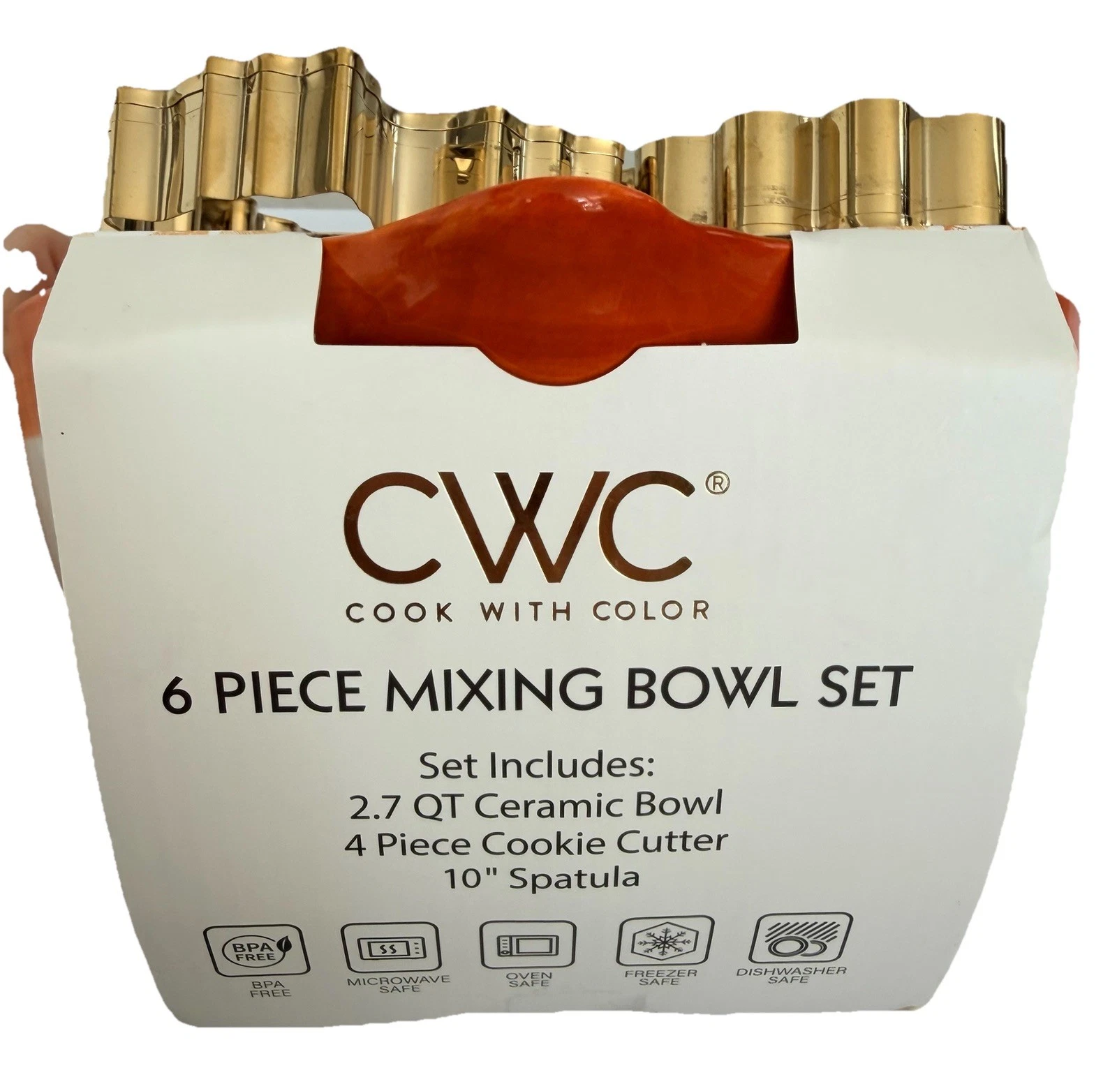 Cook with Color 6 Piece Mixing Bowl Set