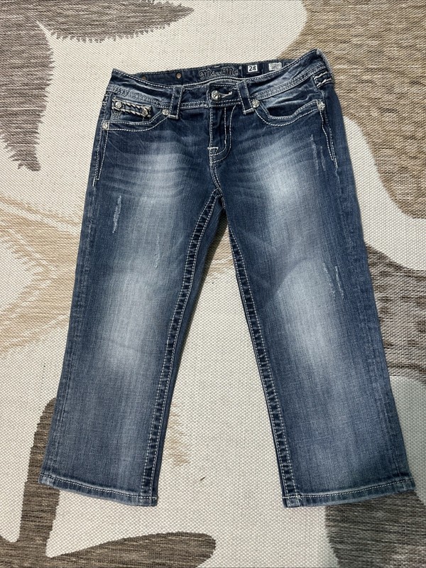 Miss Me JP5418P Capri Size 28