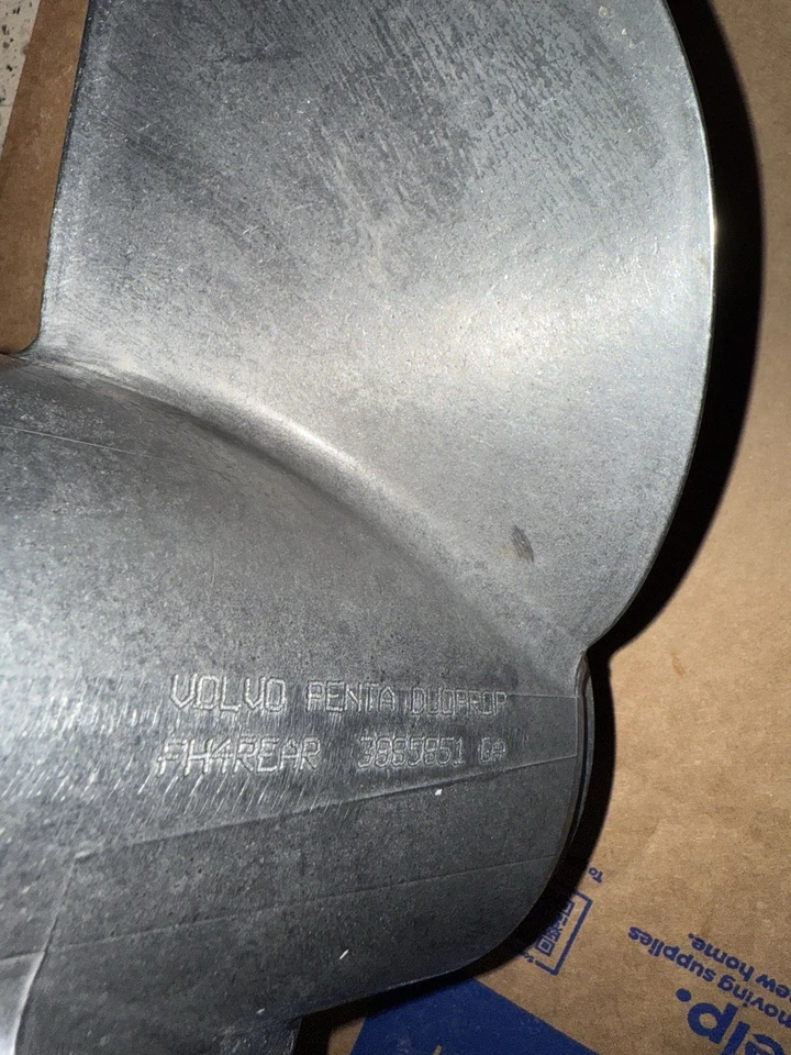 Juego de hélices de acero inoxidable Volvo Penta FH4 Prop Duoprop DPS Foto 2 de 3