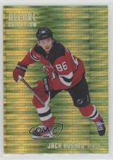 2025 Upper Deck Allure Color Flow Yellow Green Spectrum 19/99 Jack Hughes #CF-21