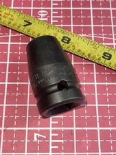 Proto USA 7414H Professional 7/16 In SAE 1/2 Drive 6 Point Impact Socket