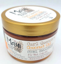 Maui Moisture Curl Quench Coconut Oil Curl Smoothie for Thick Curly Hair 12 oz