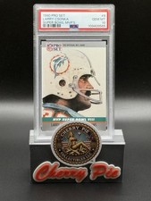 RARE 1990 Pro Set Super Bowl MVP's Larry Csonka PSA 10 GEM MINT HOF