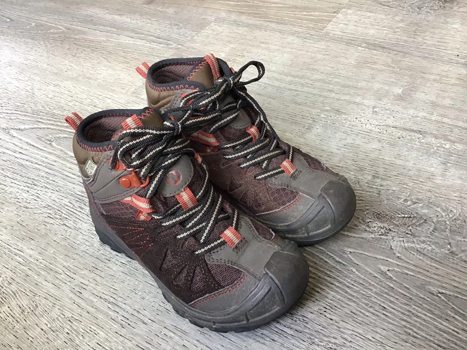 Botas de senderismo impermeables Merrell para niños pequeños talla 11,5 M Capra de encaje medio MC54649 Foto 2 de 4
