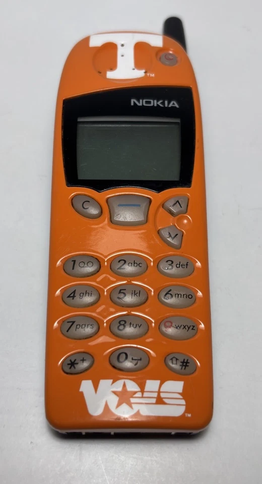 Teléfono UT Vols Edition Nokia 5165 naranja Tennessee sin batería sin probar Foto 2 de 4
