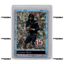 2025 Leaf NSCC The National Proof - Cameron Cam Ward Rookie 1/1 Light Blue Dots