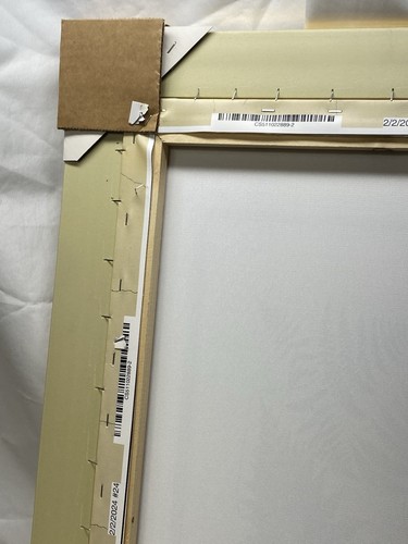 Gerahmter Goldfarn mit Crackle Matte Gemälde Druck von Bayou Breeze Größe 20" x 28" - Bild 10 von 13