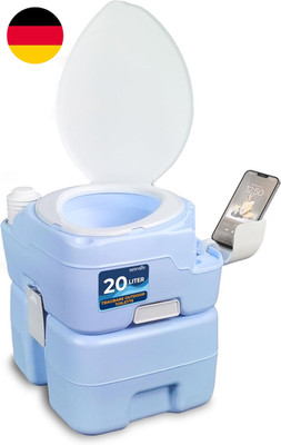 Serenelife Camping Toiletten - 20L Porta Potti Chemietoilette Mit Handyhalter, 1