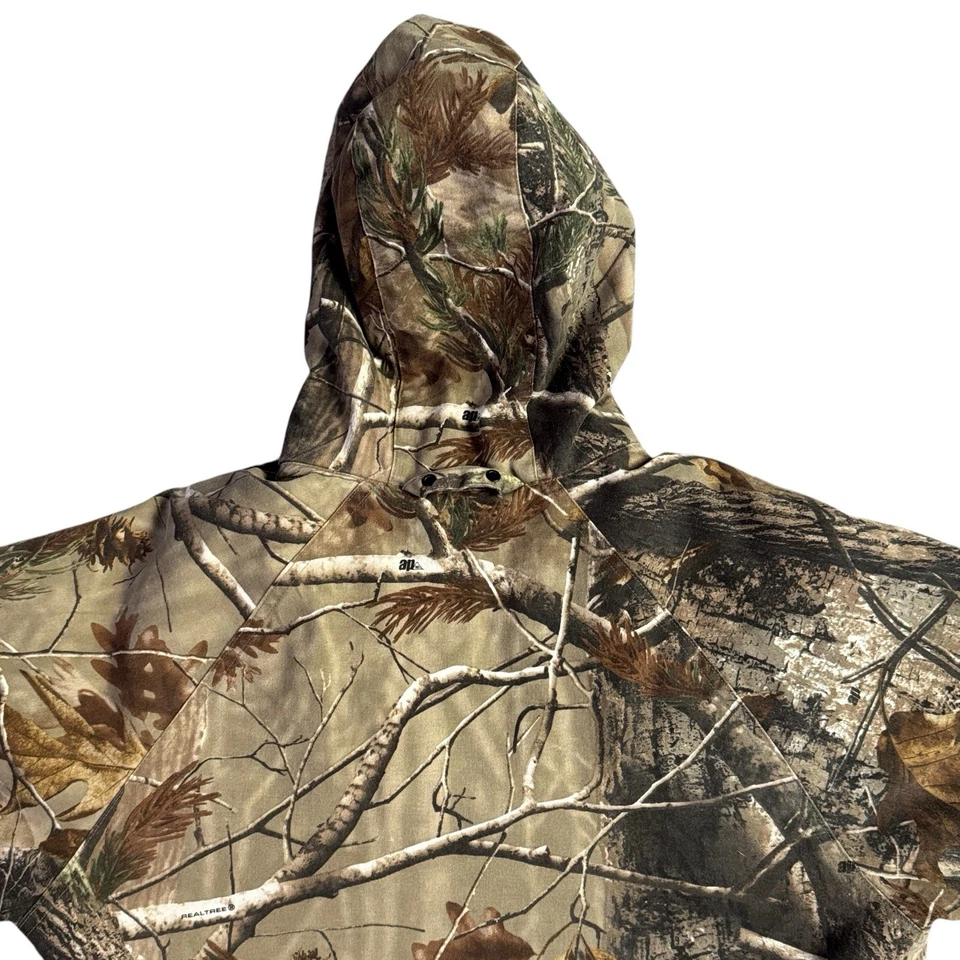 RealTree Camouflage AP Print Quilted Fleece Hunting Jacket Men’s Medium - Image 4 of 4