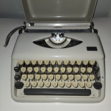 Adler Tippa 1 Portable Typewriter Script Cursive Font w/Cover - READ non-working thumbnail
