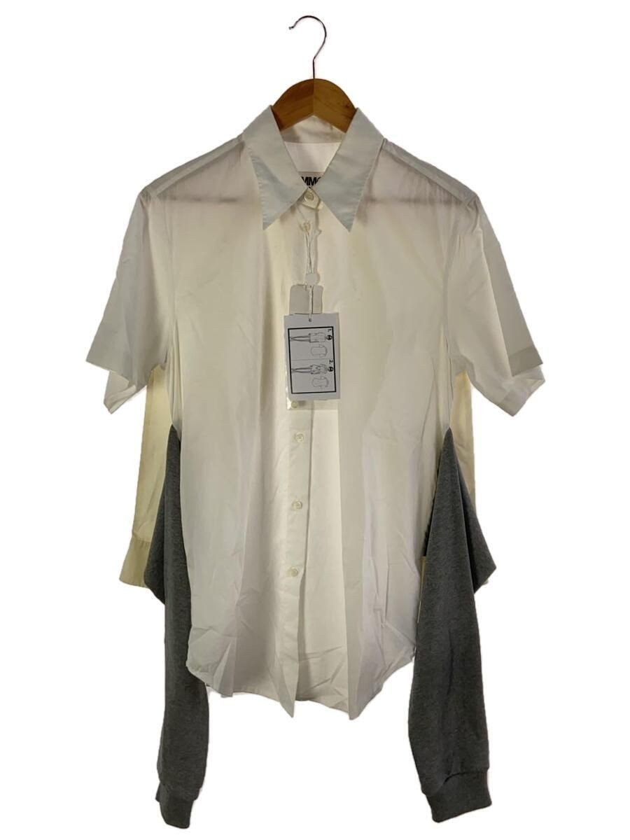 Camicia MM6 altra manica corta 40 cotone bianco S62DL0054 usata
