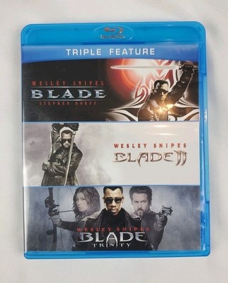Blade /Blade 2/ Blade Trinity: Triple Feature ( Blu- Ray, Wesley Snipes ) 