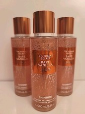 3x Victoria's Secret Bare Vanilla Joy Fragrance Mist 8fl Oz New