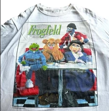 NEW!!! Vinatge 90s Frogfeld Seinfeld Muppets Spoof T-Shirt
