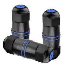 Waterproof RJ45 Coupler IP68 Short Profile, Cat6/Cat5E/Cat5 Waterproof Ethern...