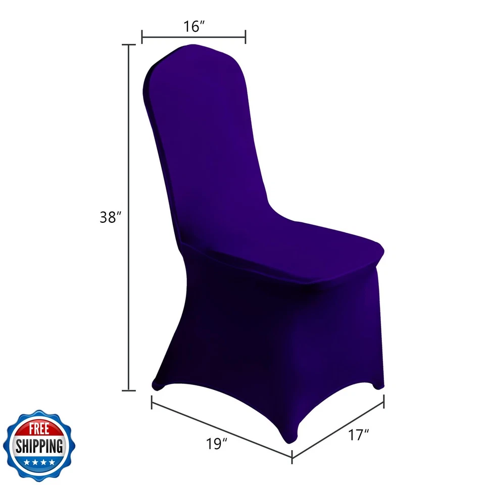 Cubierta de silla de spandex impermeable SuperO 12 piezas, fundas elásticas para sillas de comedor, poste Foto 3 de 4