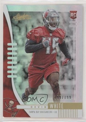 2019 Panini Absolute Rookie Spectrum 199/199 Devin White #190 Rookie RC 2r7