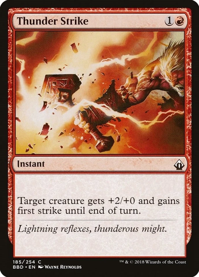 NM - Thunder Strike [BBD - 185] Battlebond - Image 1 of 1