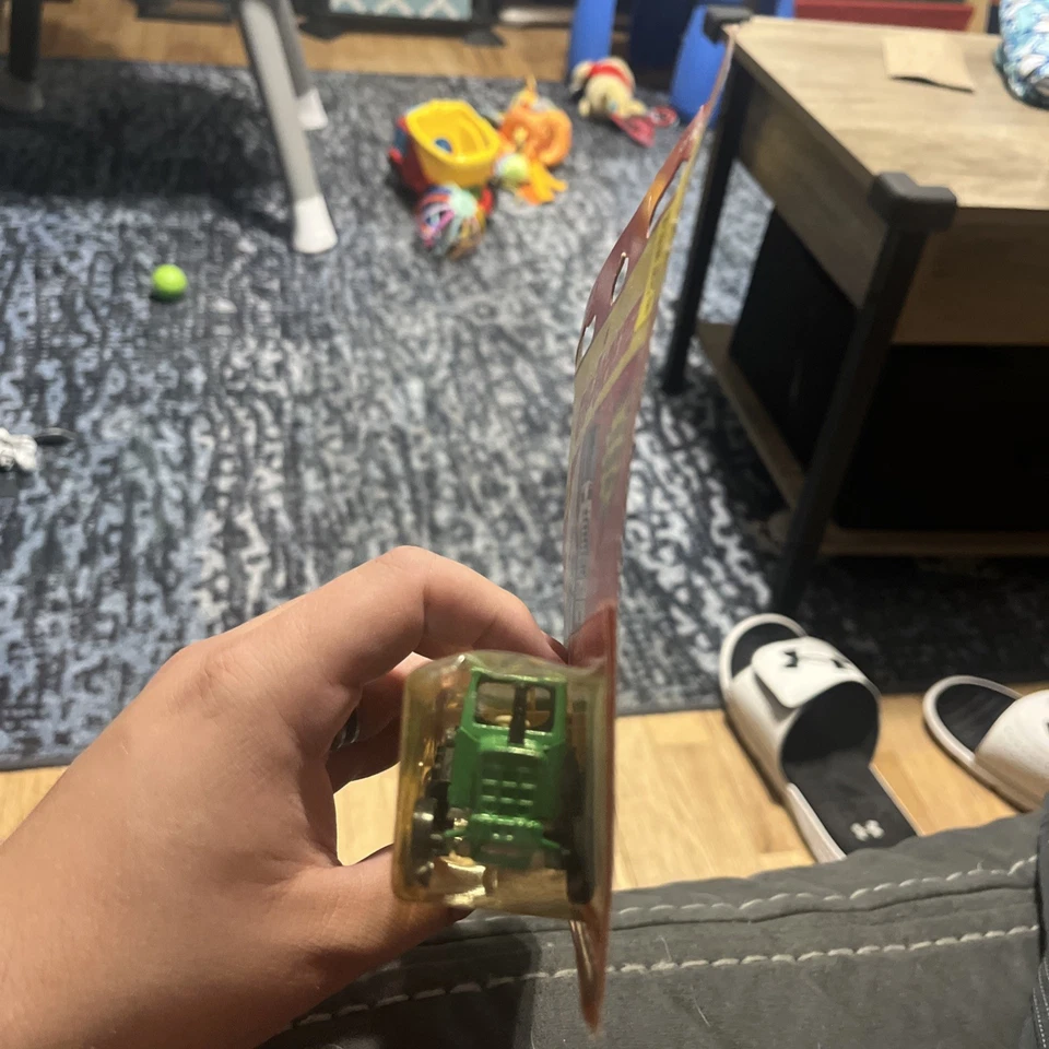 Majorette #316 Farm Tractor & Trailer Action Moving Parts France - Image 4 of 4