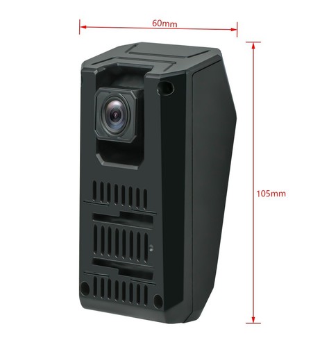 Cámara de visión frontal 4 PIN AHD 1080P 1980*1080P montaje parabrisas 12 V para camión DVR - Imagen 7 de 9