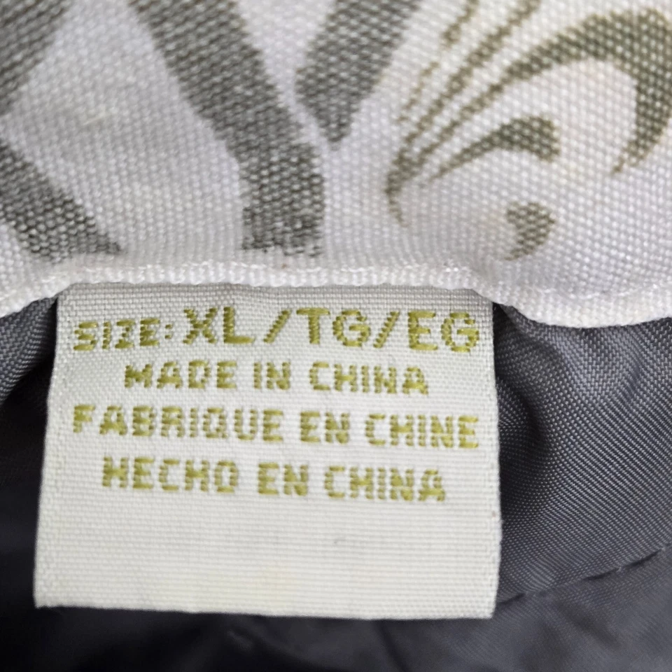 Roxy Junior Jacket XL Gray Plaid Flannel Quilted Lined Vest Pockets Full Zip - Image 3 of 4