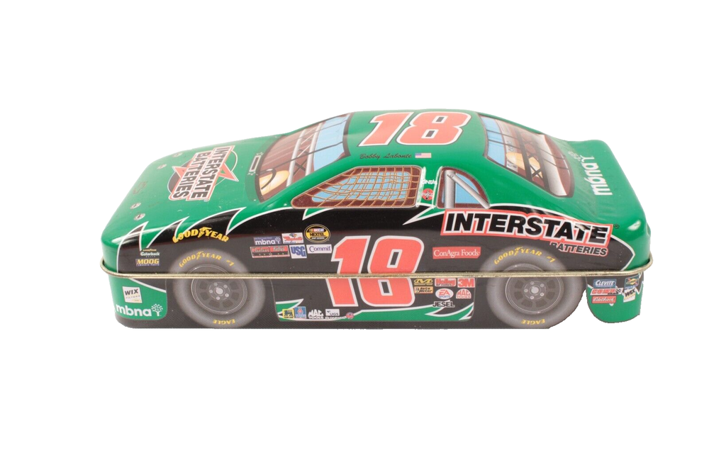 Bobby Labonte Nascar Interstate Batteries 18 Car Empty Metal Tin Empty Nascar