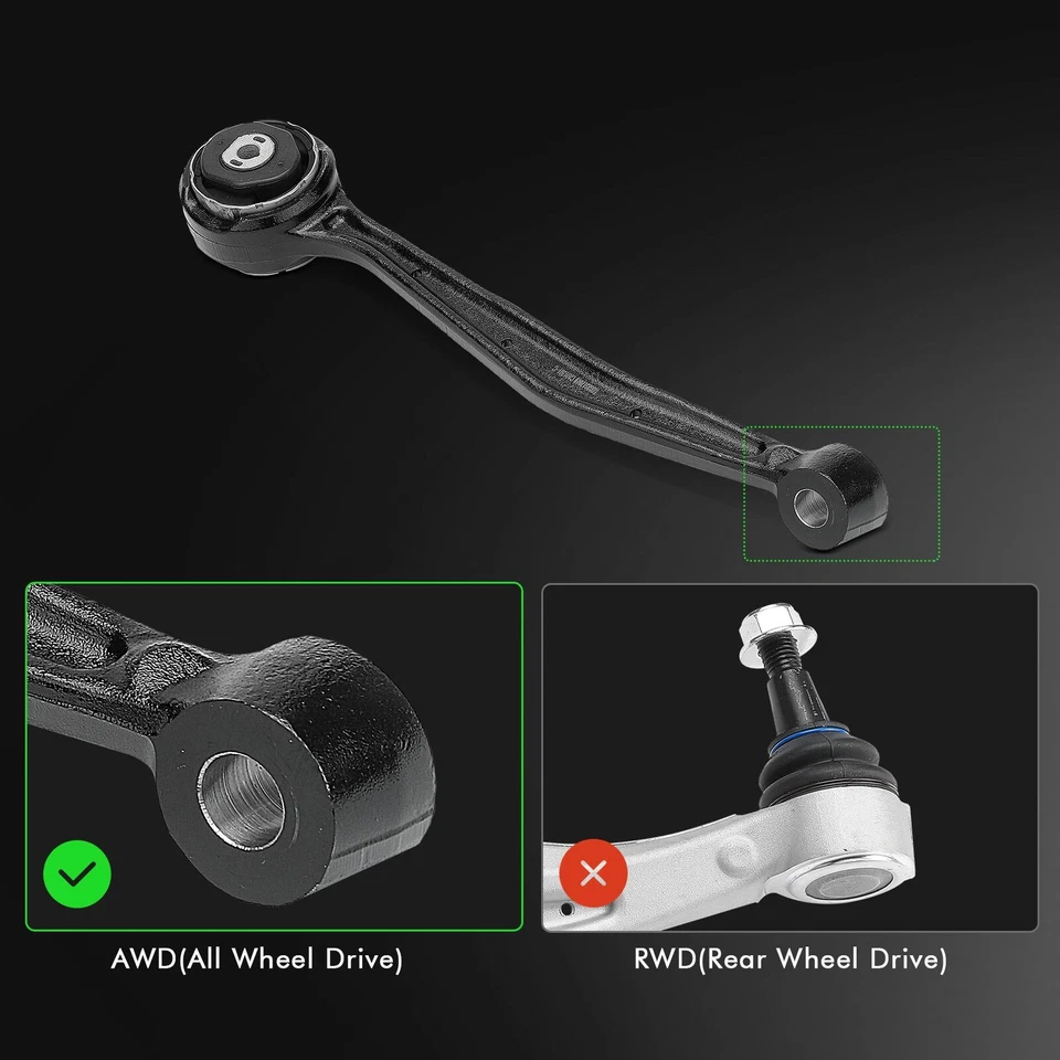 2x Braço de Controle Frontal Inferior Esquerdo e Direito para Cadillac CTS 2014-2019 AWD - Imagem 2 de 4