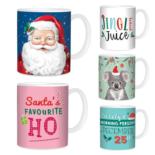 Christmas Novelty Mug Ceramic Tea Coffee Cup Kris Kringle KK Teacher
