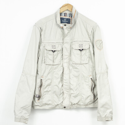 Milestone Jacket Casual Beige Mens Size 