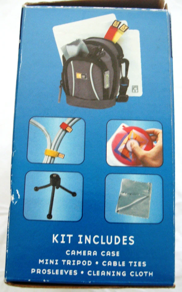 Case Logic Digital Camera Starter Kit Incl Case Mini Tripod Cable Ties & more - Image 2 of 4