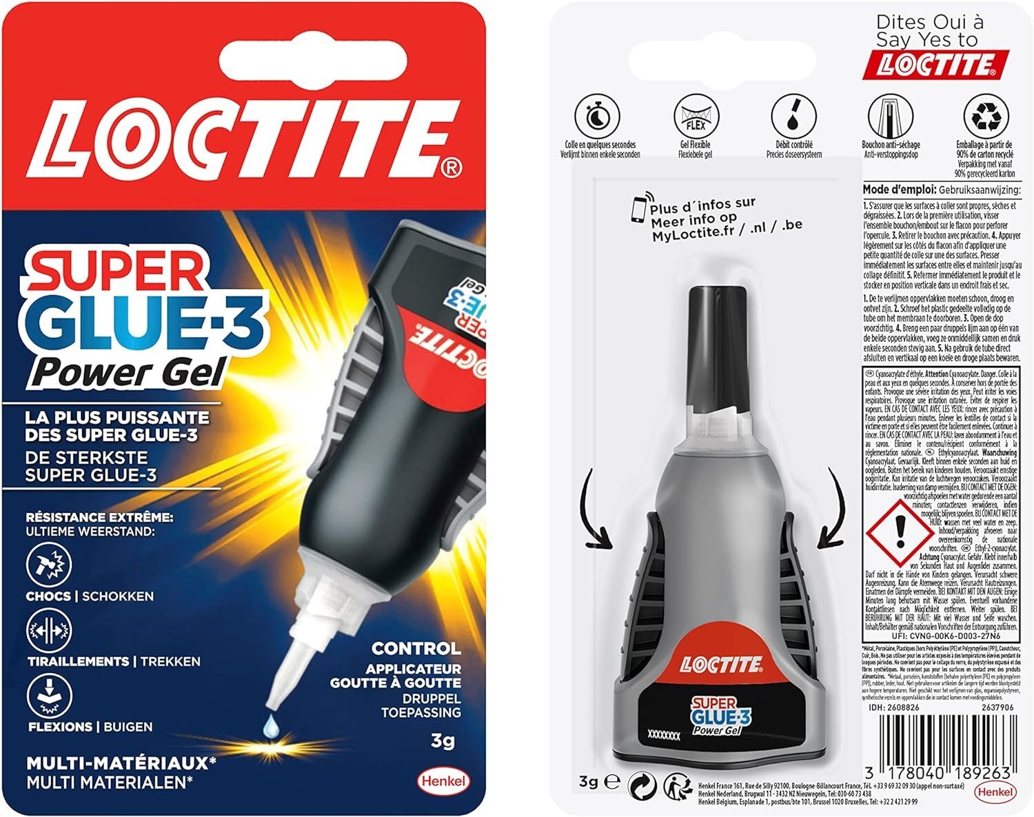Loctite Super Glue-3 Power Gel - Colla Istantanea A Controllo Di Flusso Per Riparazioni Precise - Foto 7