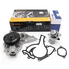 Genuine Engine Water Pump & Mahle Thermostat Kit for Mercedes W204 W211 M272