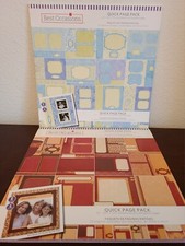 2 Best Occasions 12"x12" Quick Page Packs 20 Pre-Designed Scrapbook Pages Each