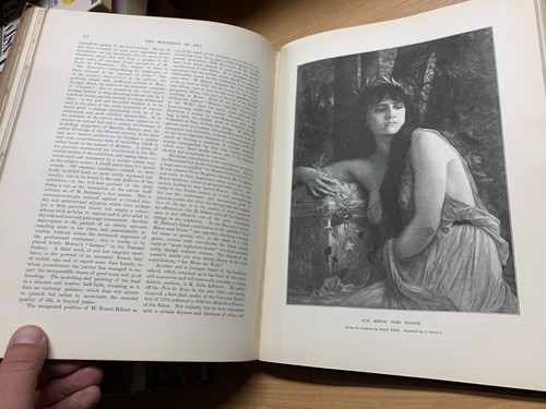 1890 "THE MAGAZINE OF ART" BOUND ISSUES ILLUSTRATED 2.3kg ANTIQUE BOOK (EV3) - Picture 20 of 21