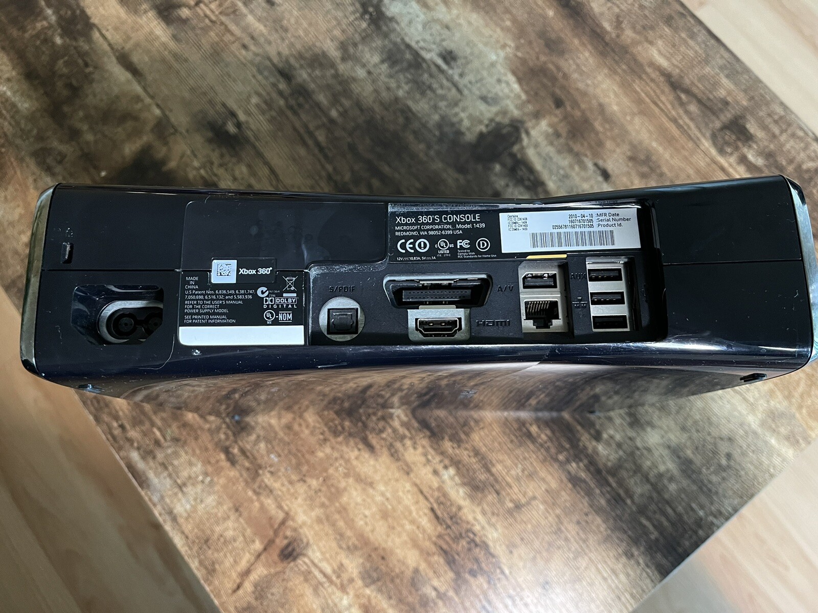 Microsoft Xbox 360 S Model 1439 2010 Nero 250 GB HDD - Console - Foto 2