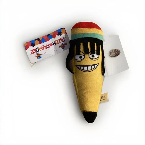 Jamaican Banana Plush Toy 6" Rasta Banana Stuffy Plush Paradise Toy Factory NEW