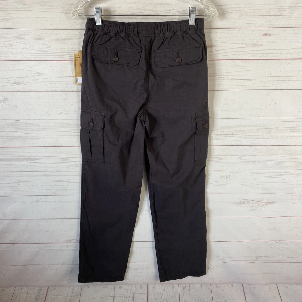 Pantalones cargo Urban Pipeline para niños gris medio con cordón 26x26 nuevos Foto 3 de 4