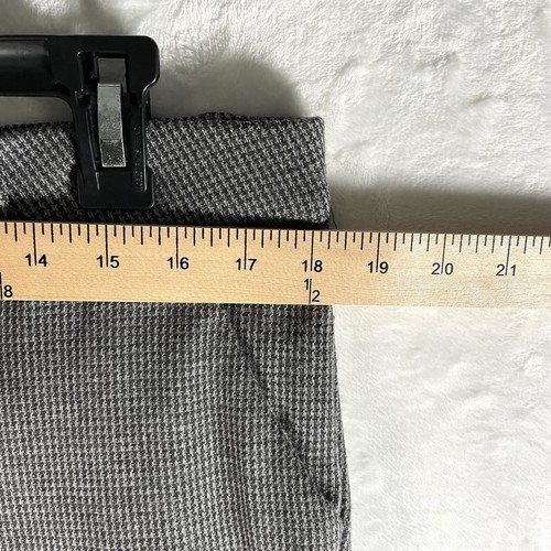 Lee Houndstooth Regular Fit Mid Rise Straight Leg Pants Women 16M Black Gray - Picture 7 of 10