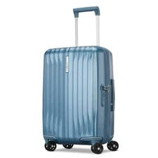 $580 New Samsonite Uplift Hard side Carry-On Spinner Luggage Blue 21" Suitcase
