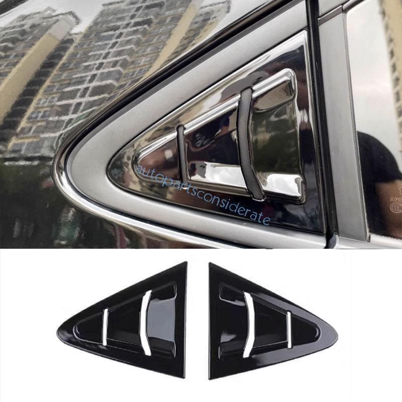 2020-2024 Toyota Corolla Gloss Black Quarter Window Louver Vent Cover