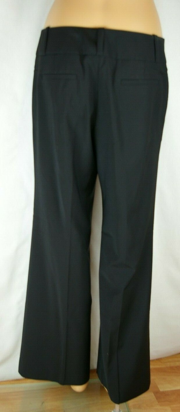 Talbots Petites Stretch Solid Black Flat Front Li… - image 5