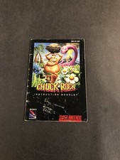 chuck rock snes Manual Only