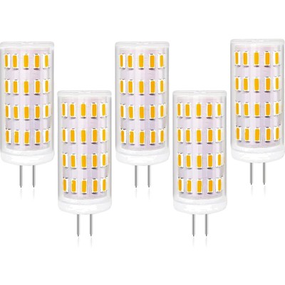 G4 LED dimmbar 12V Lampe 3000K 3W Ersatz 30W Halogen 5er-Pack