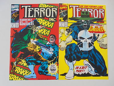 2x US Marvel Comic  The Punisher - Terror Nr.6,7 Zustand 1
