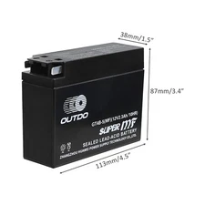 12V YT4B-5 GT4B-5 Battery for Yamaha SR400 VINO YJ50R TTR110 DRZ70 VINO Suzuki
