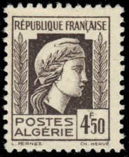 ALGERIA 185 - Marianne Definitive (pb13200)